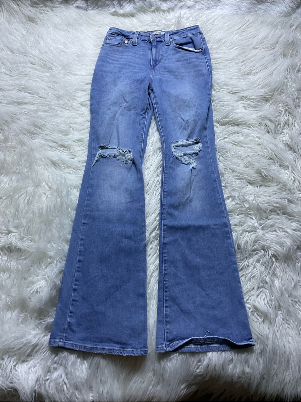 Levi’s 726 High Rise Flare Women's Jeans in Let's Talk